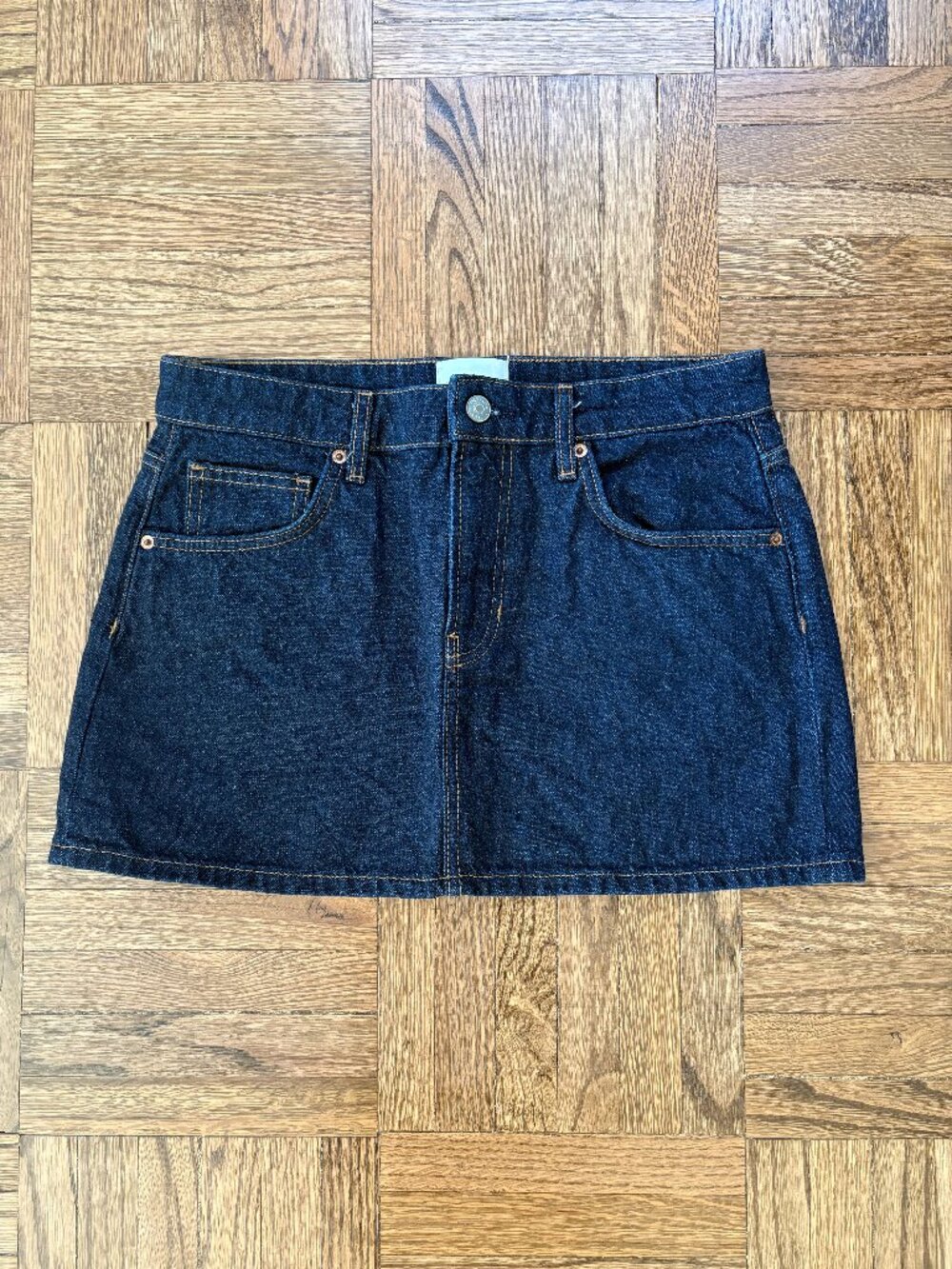 Reformation Hazel Denim Mini Skirt